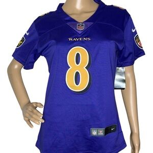 Nike Lamar Jackson Baltimore Ravens #8 purple NFL jersey NWT Medium